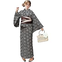 Amazon | [Aletta domani] 浴衣セット 変わり織 二部式 2点